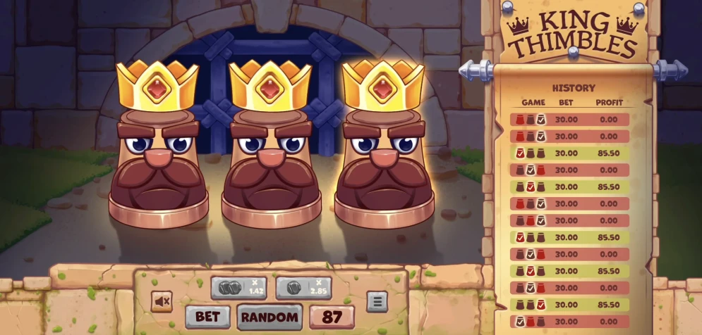 King Thimbles gameplay
